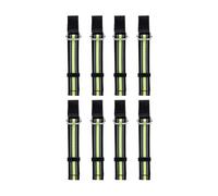 QLoztyse 4 Pieces Ski Brake Retainer Strap Skiing Aid Tool Adjustable Binding Brake Retainer Bands Shoulder Carrier Lash Straps Polyester Iron Buckle Portable, 8PCS
