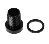 QLoztyse 6x1X M15 Axis Screw Bottom Bracket Crankset Aluminium Alloy Screw Black