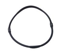 QLoztyse Backup Holder Necklace for Scuba Diving Regulator, BCD Accessories, Black, 25cm