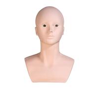 QLoztyse Bald Mannequin Head for Display And Styling, for Cosmetology, without Holder