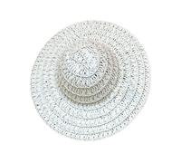 QLoztyse BJD Doll Hat, Miniature Hat, Doll Headwear, 1/6 Scale, Doll Accessory, Paper Hat, Base for , Color to 2