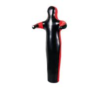 QLoztyse Boxing Cover Throwing Punching Bag Wrestling Grappling Unfilled PU Leather for Karate and Mixed Arts Suitable for Training, Black 160cm