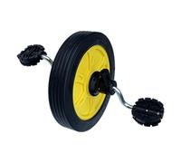 QLoztyse Children's Tricycle Wheel Replacement, Tricycle Tire Replacement, Easy Installation, Repair Parts, Children's Tricycle Parts, Front Wheel Yellow