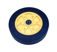 QLoztyse Children's Tricycle Wheel Replacement, Tricycle Tire Replacement, Easy Installation, Repair Parts, Children's Tricycle Parts, Rear Wheel Yellow