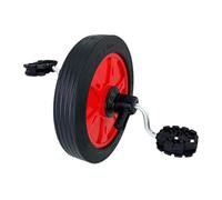 QLoztyse Children's Tricycle Wheel Replacement, Tricycle Tire Replacement, Easy Installation, Repair Parts, Children's Tricycle Parts, Front Wheel Red