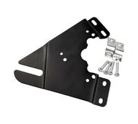 QLoztyse Electric Bike Side Motor Mounting Plate Iron Mounting Base Adapter Accessory Gear Motor Plate Sturdy Metal Construction Suitable
