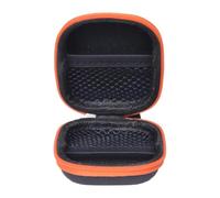 QLoztyse Essential Oils Carry Case Hard Shell Organizer Portable Storage Bag Nylon Zipper Pouch Travel Suitable for Gift Giving Home Office, Orange