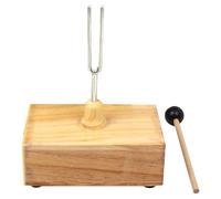 QLoztyse Experimental Teaching with Tuning Fork Resonator Loudspeaker with Resonance Box And Tuning Fork Clapper
