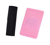 QLoztyse Eyelash Extension Holder Pallet Adjustable Lash Holder Lash Tray Eyelash Pallet with Polished Surface Suitable for Professional Use Personal Makeup Ho, Rose Red 8 to 15mm