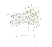 QLoztyse Fishing Line Connector T Shape Swivels Snaps, Luminous,Outdoor Use, 3 Way Balance Line Rolling Swivel, 15cm