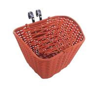 QLoztyse Front Wheel Carrier Basket, Waterproof for Mountain And Road Bikes, Brown