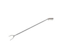 QLoztyse Garbage Clamp Grabber Reacher Tool Trash Picker Lightweight Stainless Arm Extension Clamp Assist Tool Suitable for Elderly Home Outdoor Cle, 120CM
