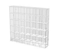 QLoztyse Golf Ball Display Case, Cabinet, Golfer's Gift, Table Tennis Stand, 30 Grids