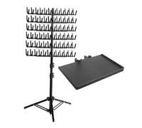 QLoztyse Hair Braiding Stand, Holder for Hair Extensions, Professional Display Stand for The, Braid Divider, Black