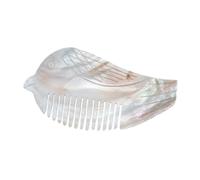 QLoztyse Hair Detangling Comb Wide Tooth Pocket Comb Anti Static No Handle Detangler Suitable for Travel Home Office Use, Bird