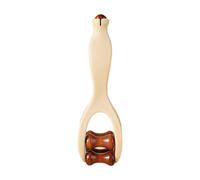 QLoztyse Hand Massage with A Roller for Relaxation, Light Brown