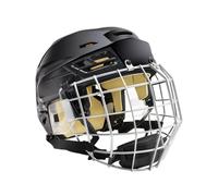 QLoztyse Hockey Helmet Training Competition Sturdy Professional Adjustable Breathable Ice Skate Helmet with, L