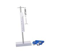 QLoztyse Hooke's Law Demonstrator Complete Physics Experiment Apparatus Mechanics Teaching Device Metal Construction with Slotted Weights Suitable for Classroo