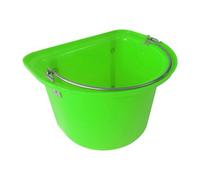 QLoztyse Horse Feed Bucket, Versatile Feed Container for Farm Animals with Handle, Feed Dispenser, Horse Feed Bucket, Green