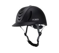 QLoztyse Horse Riding Hat Equestrian Helmet Adjustable Shockproof Hard Shell Head Cap with Ventilation Multi Hole Removable Liner Suitable for Outdo, Carbon Flower Black