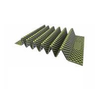 QLoztyse IXPE Foam Camping Mat with Aluminum Foil Waterproof Foldable Camping Sleeping Mat Dust-Resistant for Hiking, Indoor Rest, Army Green