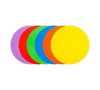 QLoztyse Markings for Training Pitches, Flat Cones, 9-inch Field Markings, Seating for Exercises in The Football, Basketball Coaching, 6pcs