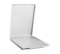 QLoztyse Metal Clipboard Aluminum Clipboard Storage Box Document Holder Paper Organizer with Deep Compartment and Dustproof Closure Suitable for Construction W