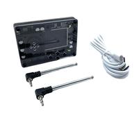 QLoztyse Mini Theremin Vintage Musical Module Ingenious Electronic Instrument Detachable Antenna Built in Speaker Musical Instrument