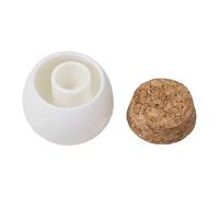 QLoztyse Nail Art Brush Cleaning Cup,Nail Glitter Removal Cup Equipment with Cork,Cleaner Dish for Shop,Home,Training Academies, Without Filter