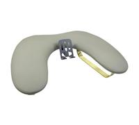 QLoztyse Nail Art Hands Pillow Arm Rest Manicure Cushion Stand Hand Pillow Manicure Arm Rest with Leather Sponge And Metal Suitable for Salons Technicians Lear, Gray