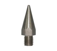 QLoztyse Pole Point Stainless Steel Replacement Point Lightweight Pole Sharp Tip Construction Easy Alignment Suitable for Surveying E, M10 40mm