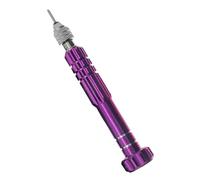 QLoztyse Racquet Eyelets Remover Multipurpose Sewing Straight Awl Stainless Steel Stringing Tool Lightweight Anti-Slip Handle Easy Grommet Replacement Suitable, Purple