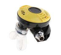 QLoztyse Scuba Diving Regulator Water Sports Replacement for Backup Use Underwater 2ND Stage Clear Silicone, Yellow