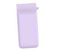QLoztyse Small Makeup Travel Makeup Case Cosmetic Storage Bag Purse for Card Lipstick Headphones Hairpins, Purple M