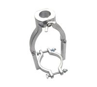 QLoztyse Square Hole Drill Fixing Bracket, Positioning Drill,Drill Machine Accessory for Bench Drill,Drill Press,Hand Drill, Grey