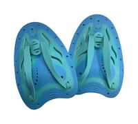 QLoztyse Swimming Paddles, Hand Paddles for Swim Training, Breaststroke, Arm Strength Training, Portable And Lightweight, Made of PP/TPE Material, Suitable for, Cyan M