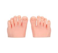 QLoztyse Training Model for Artificial Feet with Toes, Flexible Nail Mannequin Made of [material Not Specified], Multifunctional, Realistic, Professional, And, Light Skin Color