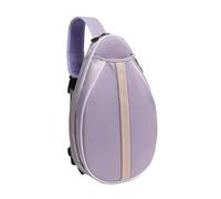 QLoztyse Versatile Tennis And Pickleball Bag with Adjustable Strap for Outdoor Use, Purple