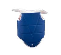 QLoztyse Women Men Kids Boxing Reversible Upper Belly Protection Protector Vest Pad Karate Chest Guards MMA, Taekwondo, Sparring, M