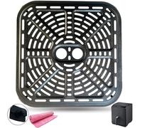 QLRGNE 6.8QT Air Fryer Crisper Plate for COSORI Pro III Dual Blaze Air Fryers, Upgraded Nonstick Air Fryer Rack Grill Pan Plate Insert Grate Shelf Grid for 6.8QT COSORI Air Fryer, Dishwasher Safe