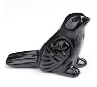 QLRSUXN Black Obsidian Bird Crystals Figurine (Obsidian Bird)