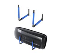 QLS BOX1 Blue Roof Box Wall Mount Bracket 57 cm, Steel, 2 Locks 40 kg