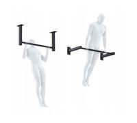 QLS Pull-Up Bar 120 cm Strength Training Load Capacity 200 Kg Ceiling Wall Mount