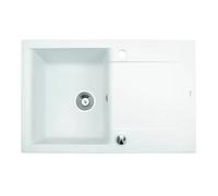 QLS Quartz Composite Kitchen Sink 76x44 cm White