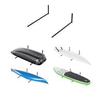 QLS Steel Wall Mount for Roof Box 80 cm Black