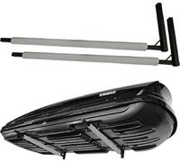 QLS Roof Box Wall Mount WSB O Grey 82 cm Steel for Storage of Roof Box Garden Tools Ski Box Sports Equipment Surfboard iSUP