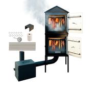 QLS Steel Smoker 50x50x120 cm with Firebox