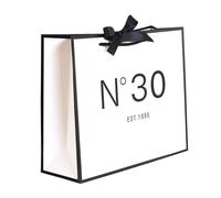 QLSKO 30th/40th/50th/60th/70th Birthday Keepsake Gift Paper Bag for Her Anniversary Party Present Shopping Tote Bags Women 40 Year Old Decorations Idea (1996 30th, Medium (Pack of 1))