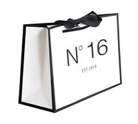 QLSKO 30th/40th/50th/60th/70th Birthday Keepsake Gift Paper Bag for Her Anniversary Party Present Shopping Tote Bags Women 40 Year Old Decorations Idea (2010 16th, Small (Pack of 1))
