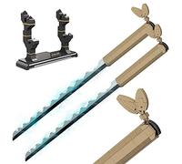 QLT Demon Slayer Swords Sets for Adults, STEM 40in Hashibira Inosuke Sword Building Block with Scabbard and Stand, Japan Anime Sword Building Katana Gift, 771 Pccs